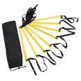 thumbnail image 4 of Agility Ladder, Training Exercise Ladders for Soccer Football Boxing Footwork Sports Agility Training with , 8/12/16/20 Rung - Black Yellow, 4M 8Joint, 4 of 7