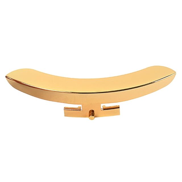 Miangastore Repose-Bras en Métal Finition Miroir Pièce de Banjo avec Vis HA18 (Doré)
