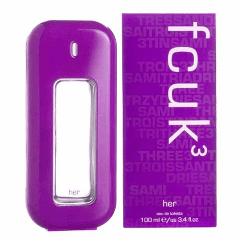 Fcuk 3 By French Connection Eau De Toilette Spray 3.4 oz