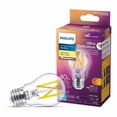 thumbnail image 1 of Philips LED Ultra Definition 40W A15 Soft White Glass Clear, 1 of 5