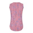 thumbnail image 4 of Birdeem Womens Print Tank Tops V-Neck Basic Casual Flowy Summer Sleeveless T-Shirt, 4 of 12