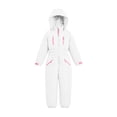 thumbnail image 1 of Comdrip Combinaison de Neige pour Enfants Combinaison de Neige pour Enfants Filles Imperméable Isolée Combinaisons de Ski Combinaisons d'Hiver Combinaisons pour Garçons Combinaison de Neige Blanche 150, 1 of 6