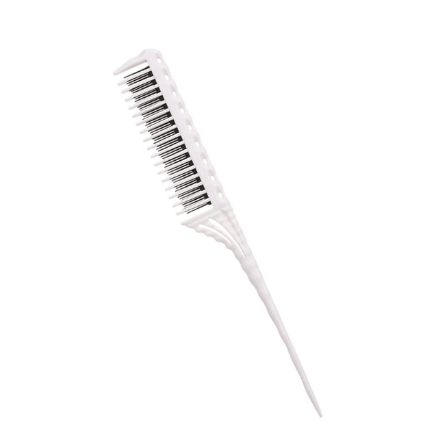 Amdohai 3-Row Teasing Comb Detangling Brush Rat Tail Comb Adding Back Coming Hairdressing Combs
