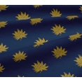 thumbnail image 5 of oneOone Viscose Jersey Fabric Leaves Block Printed Craft Fabric BTY 60 Inch Wide, 5 of 5