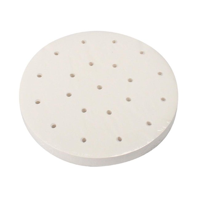 Papier Vapeur Jetable avec Trous Tapis Vapeur Rond Papier Chignon Silicone< W9V4