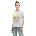 thumbnail image 4 of Women's Basic Short Sleeve T-Shirt Sailor Moon Q Edition Tsukiha, 4 of 6