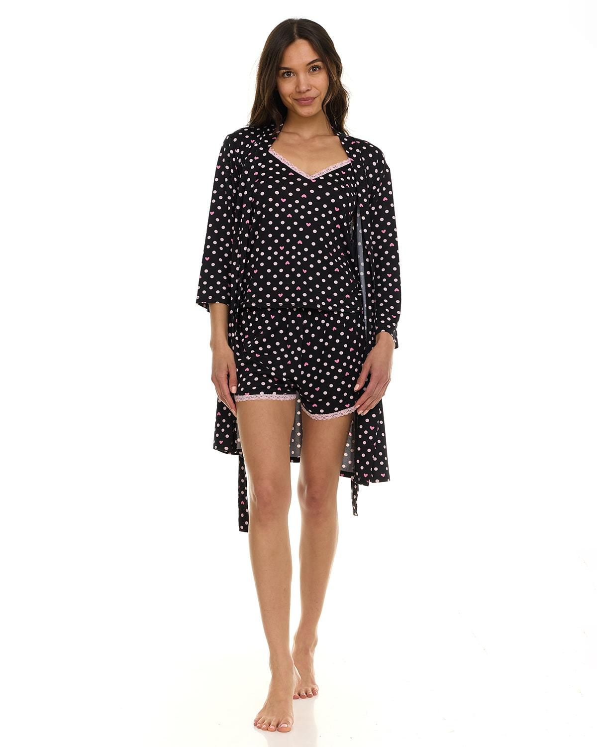 Women's Cozy 3 Piece Pajama Robe Set – Robe