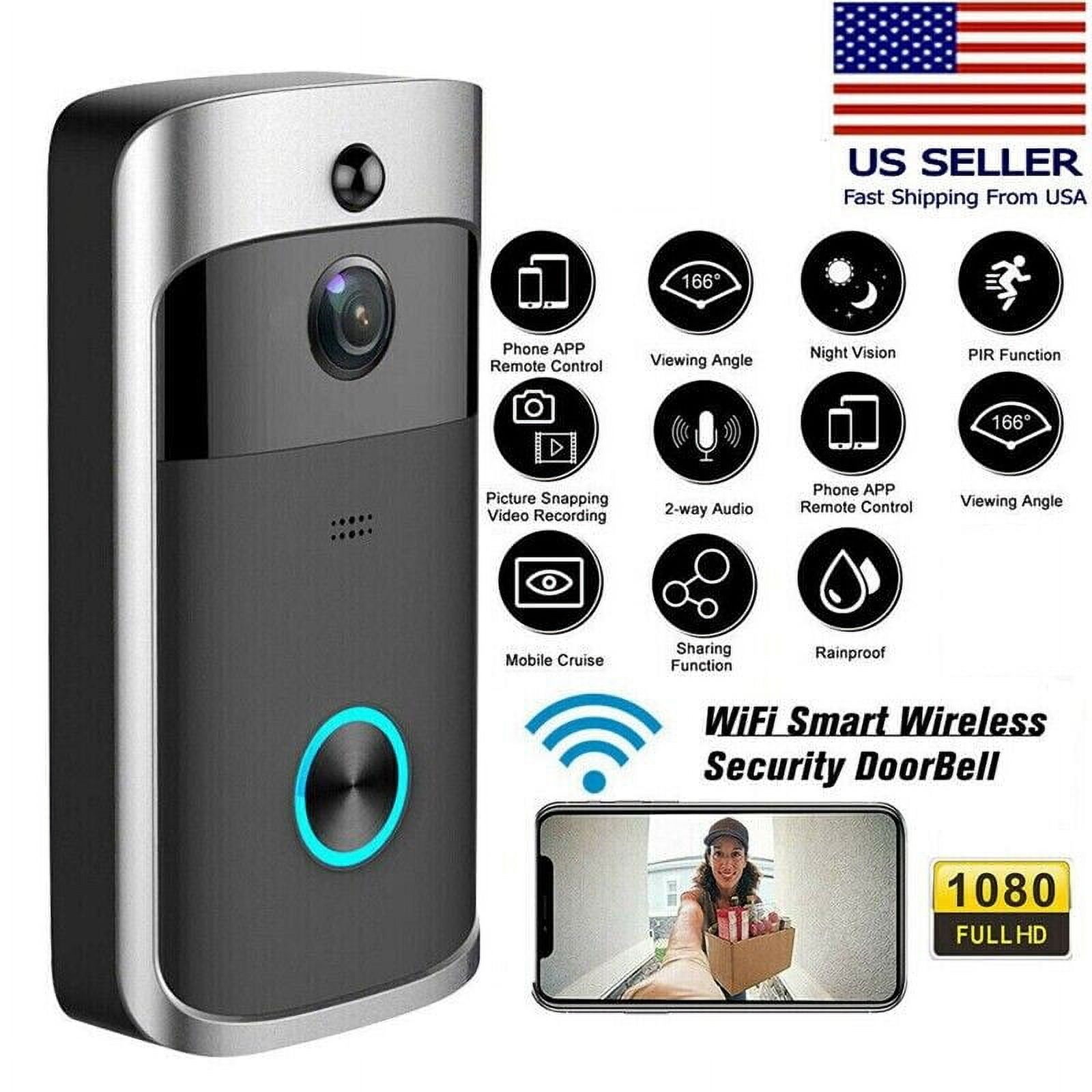 Video doorbell high-definition video wireless doorbell advanced motion detection camera-