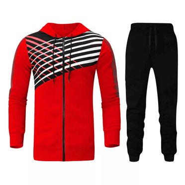 TIMIFIS Men's Tracksuits Sweatsuits for Men Sweat Track Suits 2 Piece Casual Athletic Jogging Warm Up Full Zip SetsFall