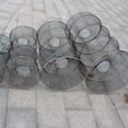 thumbnail image 2 of Foldable Mesh Crab Crayfish Lobster Shrimp Prawn Hand Trap Fishing Net Fishing Network Fish Trap Cage, 2 of 9