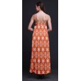 thumbnail image 3 of Bimba Robe Longue Décontractée en Rayonne Teinture sur Nœuds pour Femmes Bretelles Spaghetti Maxi Robe d'Été-petite, 3 of 4