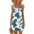 thumbnail image 2 of CEHVOM Robe de Plage pour Femme, Paréo de Bikini, Tenue de Plage, Décontractée, Vacances, Courte, d'Été, Dos Nu, 2 of 5