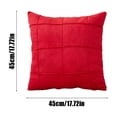 thumbnail image 3 of Brushed Pillowcase Line Back Cushion Pillow Case For Sofa Bedroom, 3 of 6