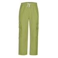 thumbnail image 4 of LSLJS Men Casual Multiple Pockets Outdoor Straight Type Fitness Pants Cargo Pants Trousers, 4 of 6