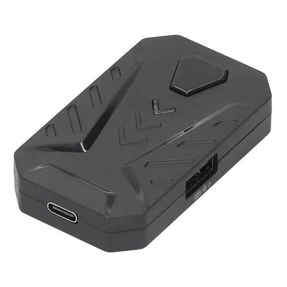 Wired Keyboard Mouse Converter, Portable Gaming Adapter With Programmable Ffreely Set Buttons, Mouse Controller Adapter, Keyboard Mouse Controller Adapter ABS Material