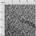 thumbnail image 2 of oneOone Silk Tabby Gray Fabric Abstract Fabric For Sewing Printed Craft Fabric By The Yard 42 Inch Wide, 2 of 4