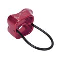 thumbnail image 2 of ATC Rappelling Descender, Double Rope Hole V Shaped Friction Groove Belay And Rappel Device Aluminum  Alloy  For Cave Expansion Sky Blue,Orange,Wine Red, 2 of 8