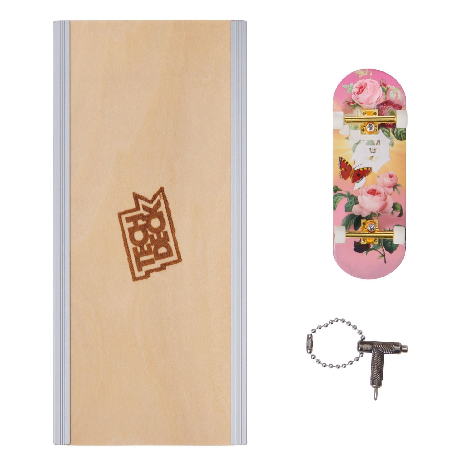Tech Deck, Primitive Pro Series, Fingerboard avec présentoir, conçu pour les pros ; Mini skateboards authentiques, jouets pour enfants à partir de 6 ans