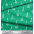 thumbnail image 3 of Soimoi Tissu Satin Modal Feuilles & Floral Imprimé 1 Yard 42 Pouces de Large, 3 of 3