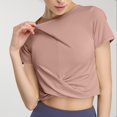 thumbnail image 2 of Yuyuzo Haut d'Entraînement pour Femmes Sans Manches à Col Rond Court Course Actif Yoga Gym T-Shirts, 2 of 7
