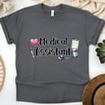 thumbnail image 1 of Medical Assistant Shirt | Stethoscope Syringe Healthcare Tee, Dark Heather, Size 3XL, 1 of 6