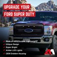 thumbnail image 3 of AMERICAN MODIFIED Raptor Style Mesh Grille for 2011-2016 Ford F250/350/450/550, 3 of 12