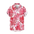 thumbnail image 4 of Pisexur T-shirts pour Hommes, Mode Décontractée Imprimée avec Poche, Boutons, Manches Courtes, Col Rabattu, Chemise de Golf Bleue, 4TG, 4 of 7