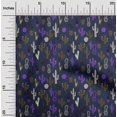thumbnail image 2 of oneOone Cotton Poplin Twill Blue Fabric Cactus Craft Projects Decor Fabric Printed By The Yard 56 Inch Wide, 2 of 5