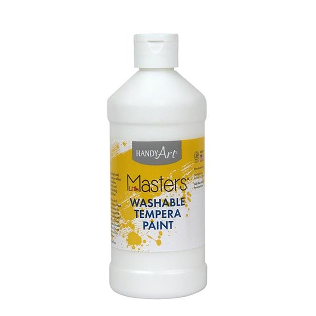 Rock Paint & Handy Art RPC211705-6 16 oz Little Masters Washable Paint, White - 6 Each