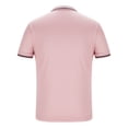thumbnail image 2 of Besolor T-Shirt à Manches Courtes pour Homme, Col Ras du Cou Classique à Col Boutonné, Chandail Décontracté d'Été, T-Shirt Basique, 2 of 4