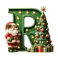 thumbnail image 2 of Nilvkv 26 Letters Christmas Tree Decoration Pendant Christmas Tree Ornaments Personalized DIY Christmas Ornaments Christmas Decoration Xmas Tree Hanging Decor Feature, 2 of 6