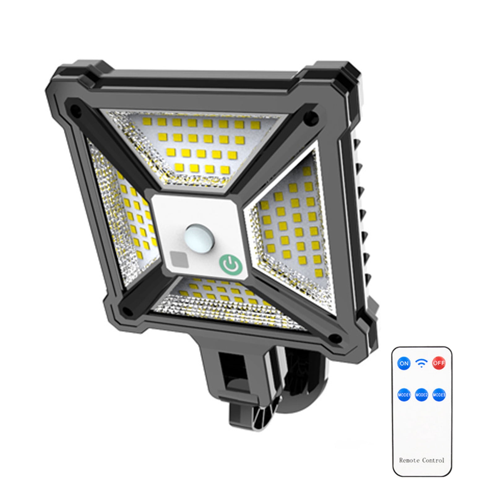 Solar Outdoor Lights Motion Sensor Solar Powered Lights Ip65 3 Modes Wall Security Lights for Fence Yard Garden Patio Front Door with Remote Control Night Light for Kids