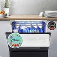 thumbnail image 2 of Hearth & Gear Clean Dishwasher Dishwasher Clean Sign Kitchen Reversible Dish Washer Sign Refrigerator Flip With Mag Netic Plate (Flower) Smelly Stickers Scratch And Sniff Stickers Set Girl Skateboard, 2 of 6