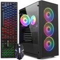 thumbnail image 1 of STGAubron Gaming PC Desktop Computer, Intel Core i7 8th Gen up to 4.1G, Radeon RX 580 8G, 16G DDR4, 512G SSD, WiFi 6, BT 5.2, RGB Fan x4, Windows 11 Home, 1 of 5