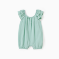 thumbnail image 3 of PatPat Family Matching Green Plaid Shirt or Ruffle Sleeves Bow Side Wrap Bottom Dress with Hidden Snap, 3 of 5