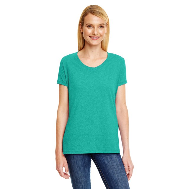 Hanes Ladies' X-Temp Triblend V-Neck T-Shirt - 42VT