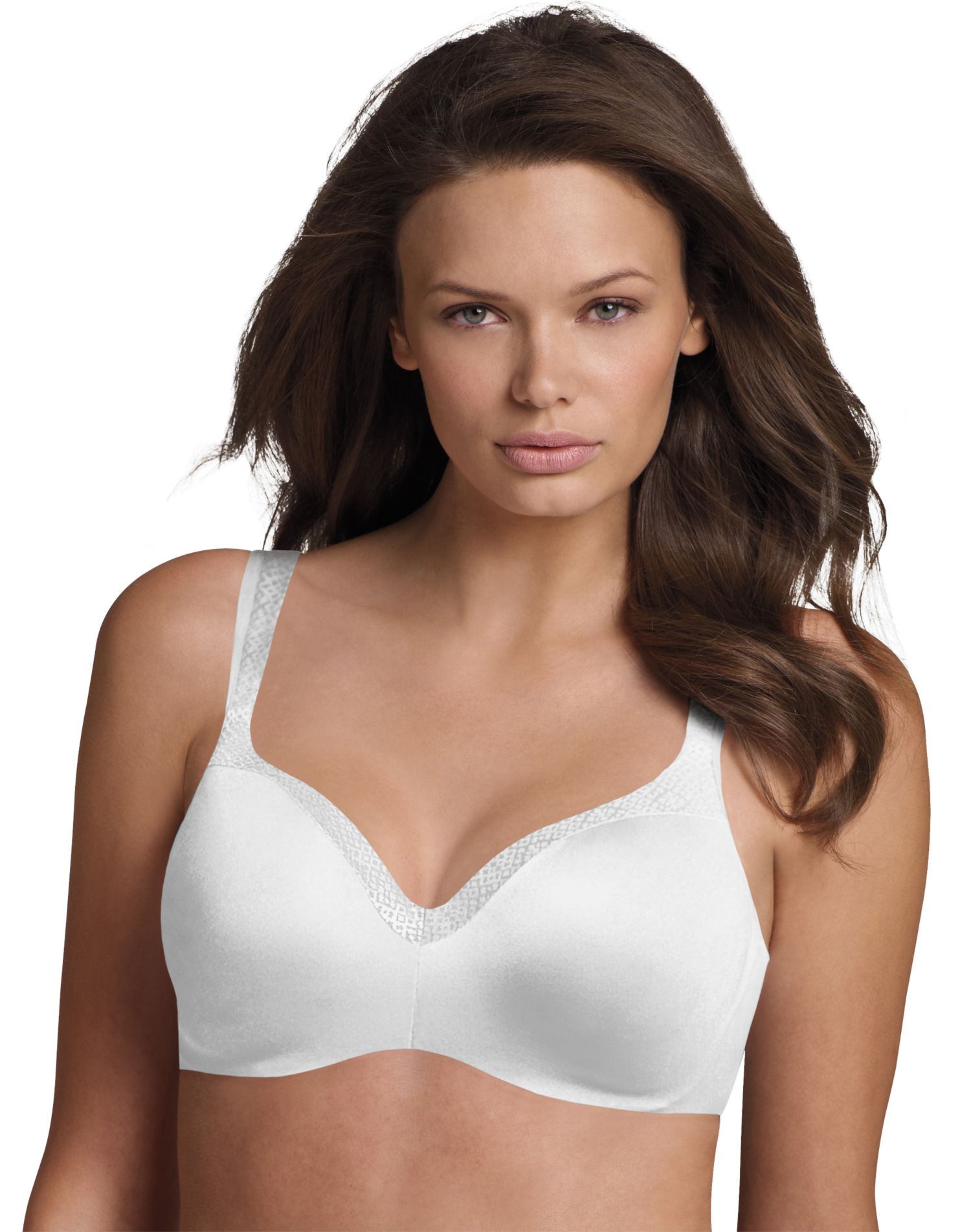 Playtex Soutien-Gorge à Armatures Secrets Body Revelation pour Femmes, 44D, Blanc