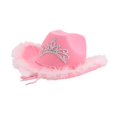 thumbnail image 3 of Cowboy Hat Cowgirl Hat for Fancy Dress Props Party Fancy Dress, 3 of 8