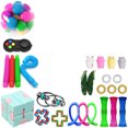 thumbnail image 1 of Opperiaya Ensemble de Jouets Sensoriels Fidget Planche à Bulles à Fossettes Chaîne à Main, 1 of 6