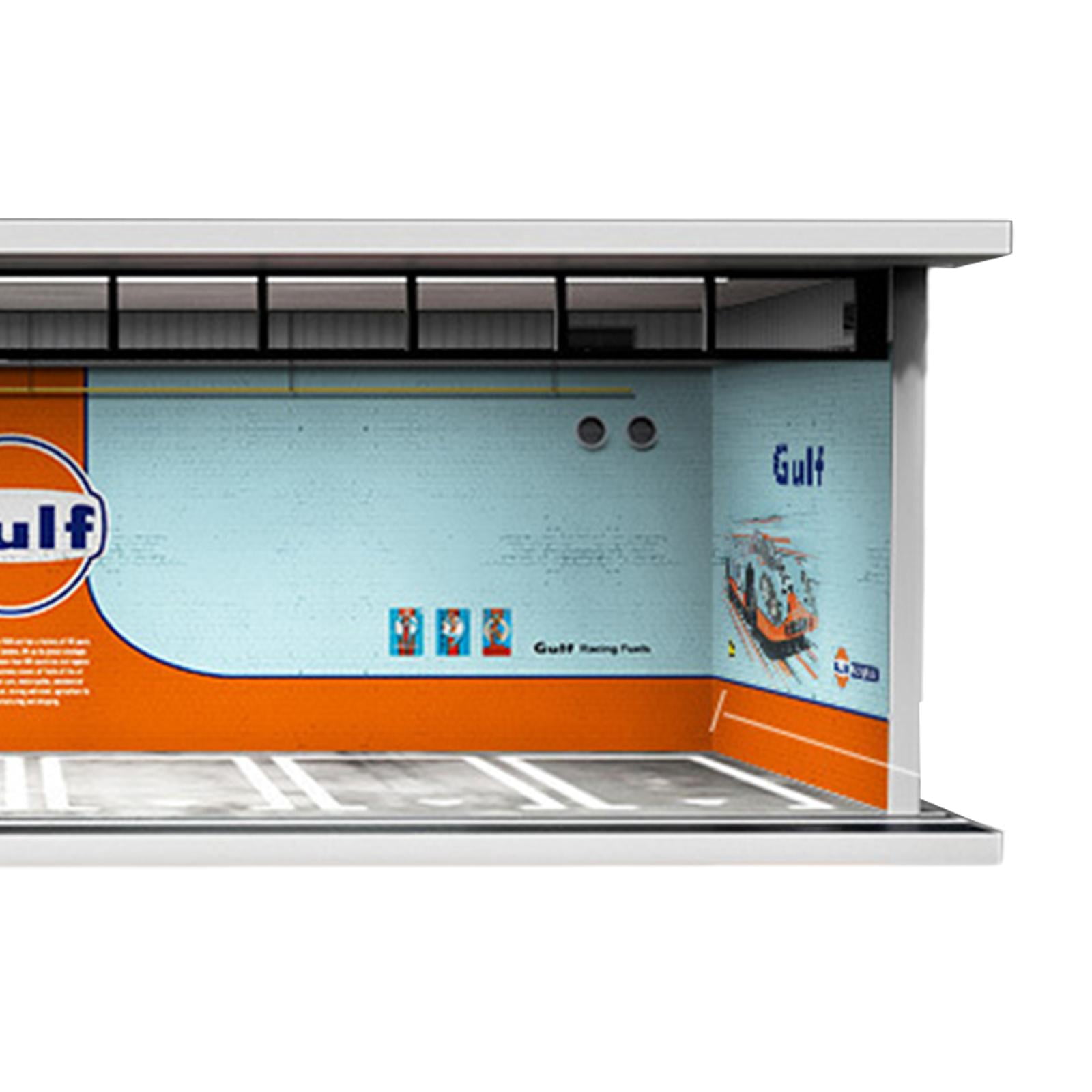 Siruishop Vitrine de Voiture Moulée sous Pression à l'Échelle 1/64 1/36 1/32 pour Arrière-Plan de Diorama de Voiture en Alliage D