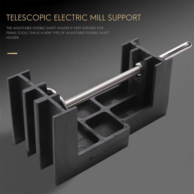 1 Pce Support de Perceuse Électrique Mini Support d'Arbre Flexible avec Pince de Support Outil Rotatif pour Accessoires