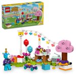 LEGO Animal Crossing Julians Jouet de jeu vidéo de fête d'anniversaire pour les enfants, Jouet d'animal Crossing du jeu vidéo Series avec Minifigure de Jouet Cheval, Cadeau d'anniversaire pour les filles et les garçons Âges 6 et haut, 77046