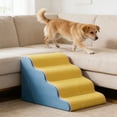 thumbnail image 1 of Deeceymbur Foam Pet Stairs for Dogs Cats Non Slip Surface Washable Cover Portable Step Ramp Supportive Design for Senior Small Medium Pet Indoor Rest, 1 of 6