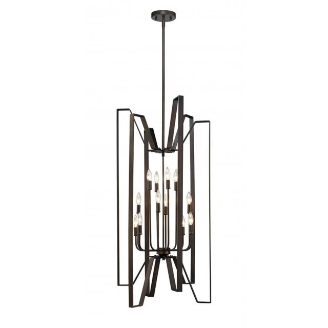 Z-Lite Pendentif Marsala 12 Lumières en Bronze