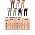 thumbnail image 2 of Avamo Men Pants Solid Color Trousers Drawstring Bottoms Plain Long Pant Outdoor Gray M, 2 of 7