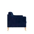 thumbnail image 2 of Mr. Kate Tess Sofa, Blue Velvet, 2 of 8