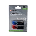 thumbnail image 1 of EMTEC USB3.2 B113 Click 64GB 2PK, 1 of 5