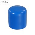 thumbnail image 3 of Uxcell Rubber End Caps Cover Vinyl Screw Thread Protector Round Vacuum Caps for Screw Bolt Pipes 1 inch 20Pcs, 3 of 5
