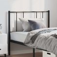 thumbnail image 1 of vidaXL Metal Headboard Black 100 cm, 1 of 4