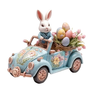 Décorations de Pâques pour la Maison Lapin de Pâques Oeuf Décoration de Bureau en Acrylique Décoration de Fête Décoration Ajourée Décorations de Pâques pour Table